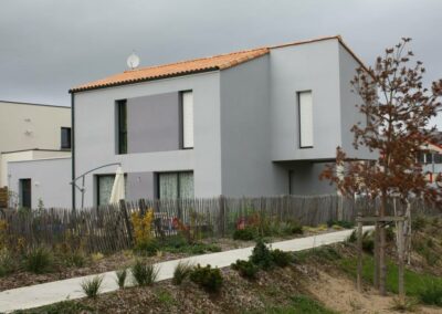 Construction d’une maison à Bouaye.