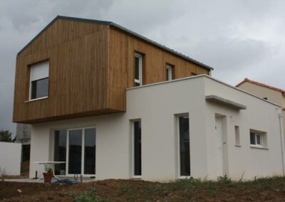 Maison d’habitation mixte ossature bois maçonnerie à Saint Marc sur Mer